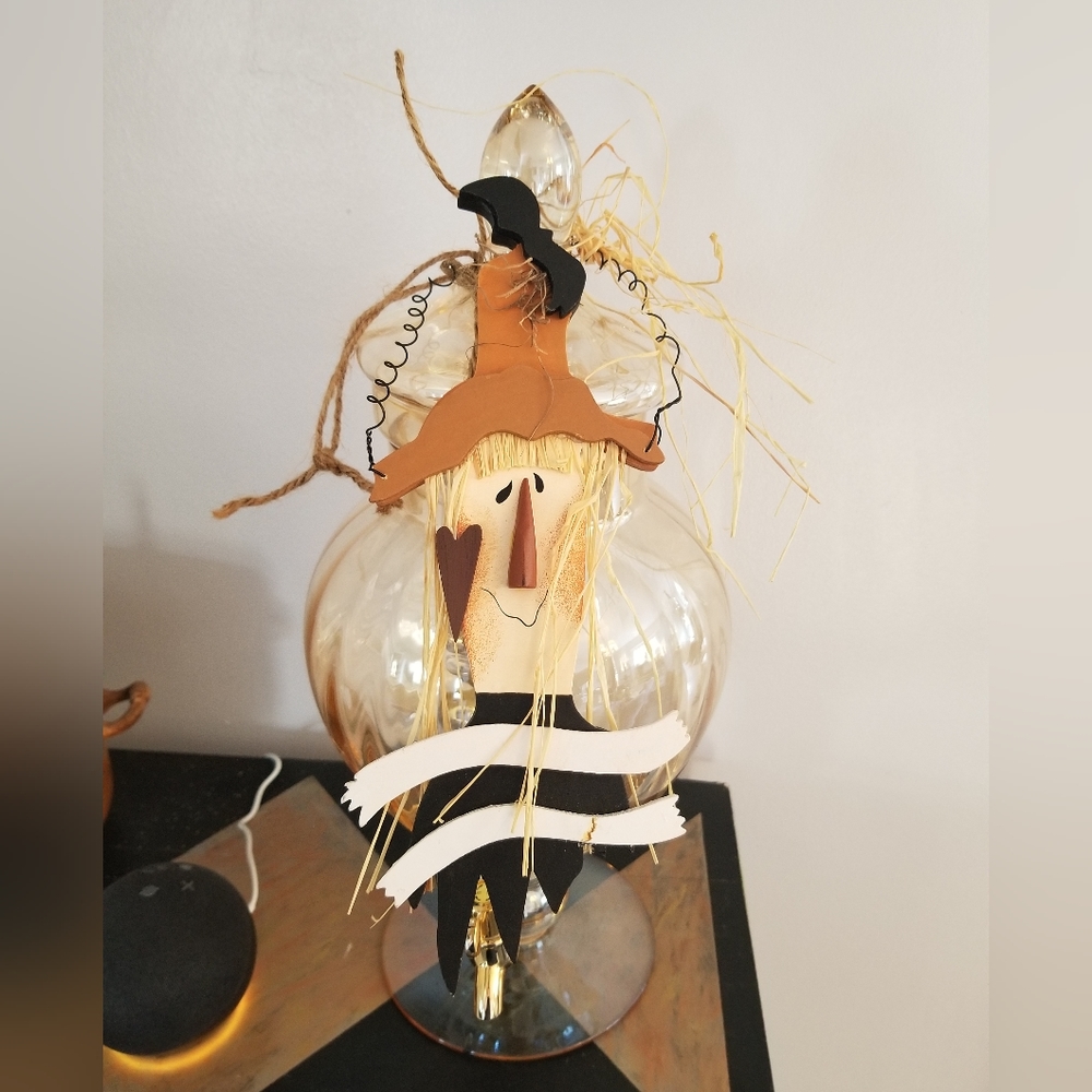 Adorable scarecrow plaque